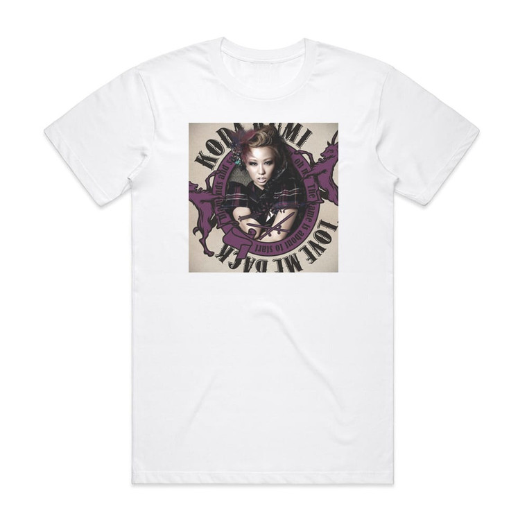 Kumi Koda Love Me Back 2 Album Cover T-Shirt White