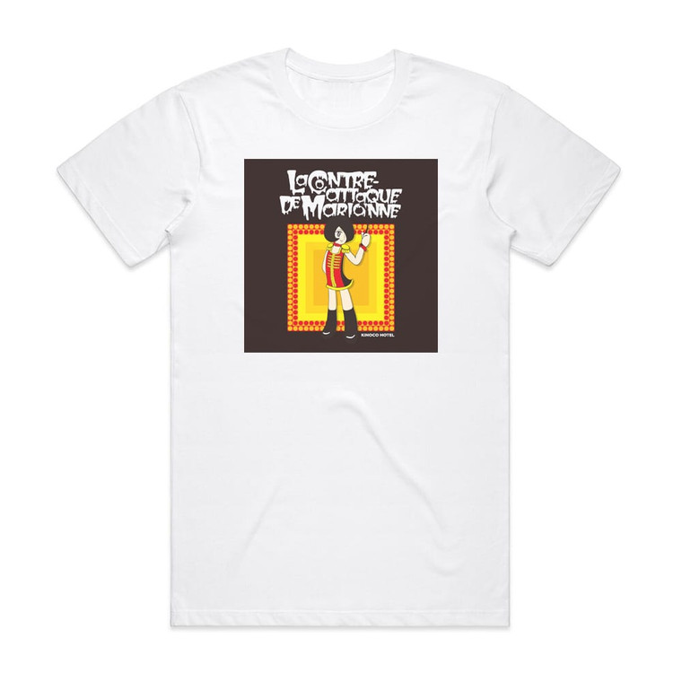 Kinoco Hotel Empty 3 Album Cover T-Shirt White