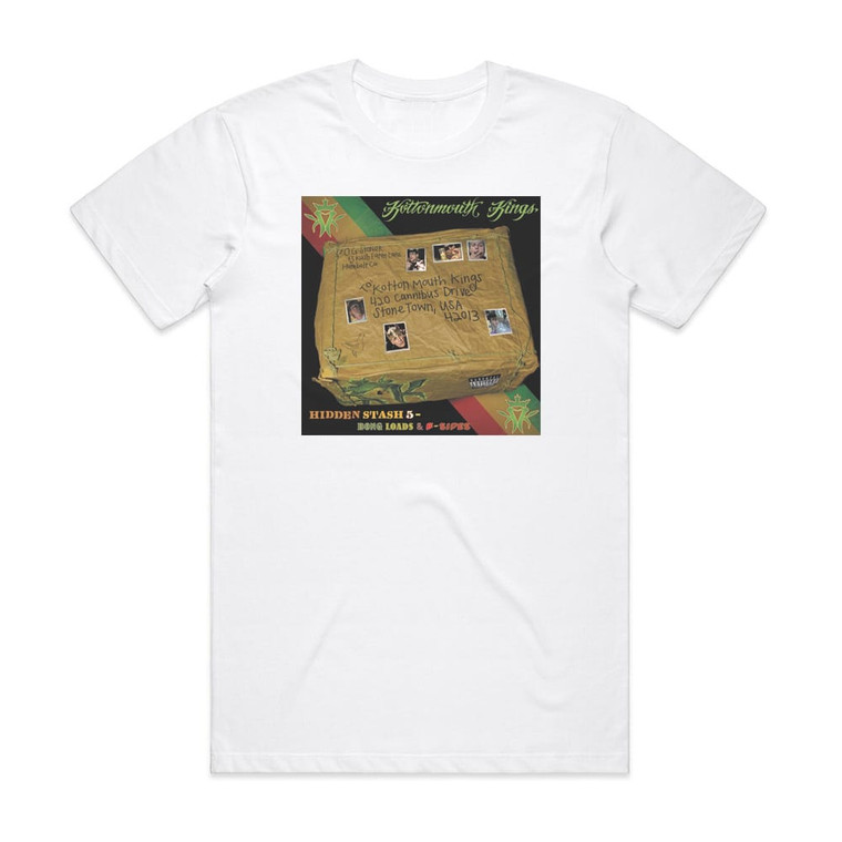 Kottonmouth Kings Hidden Stash 5 Bong Loads B Sides Album Cover T-Shirt White