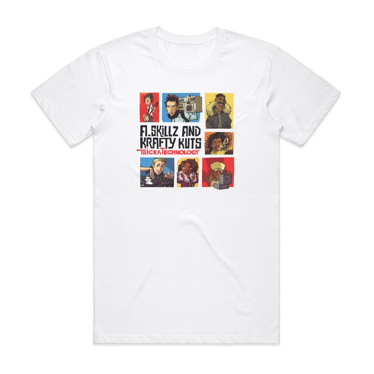 Krafty Kuts Tricka Technology Album Cover T-Shirt White