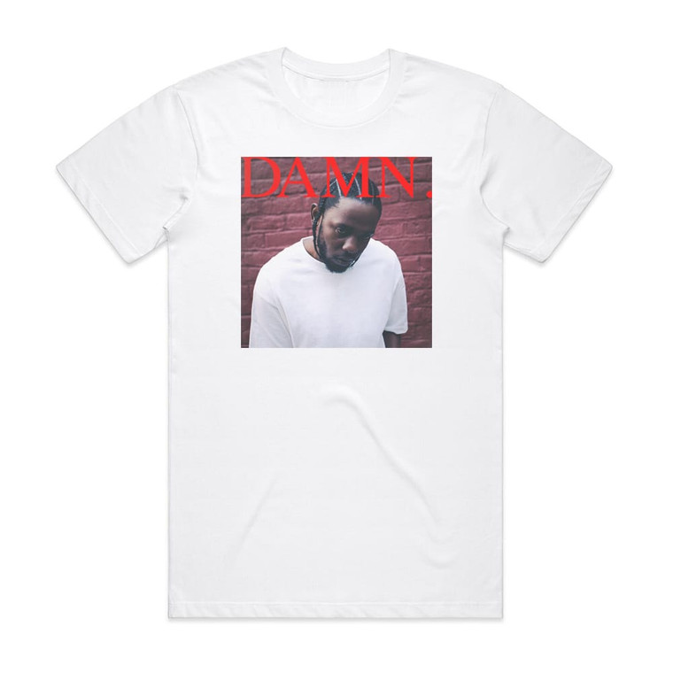 Kendrick Lamar Damn Album Cover T-Shirt White