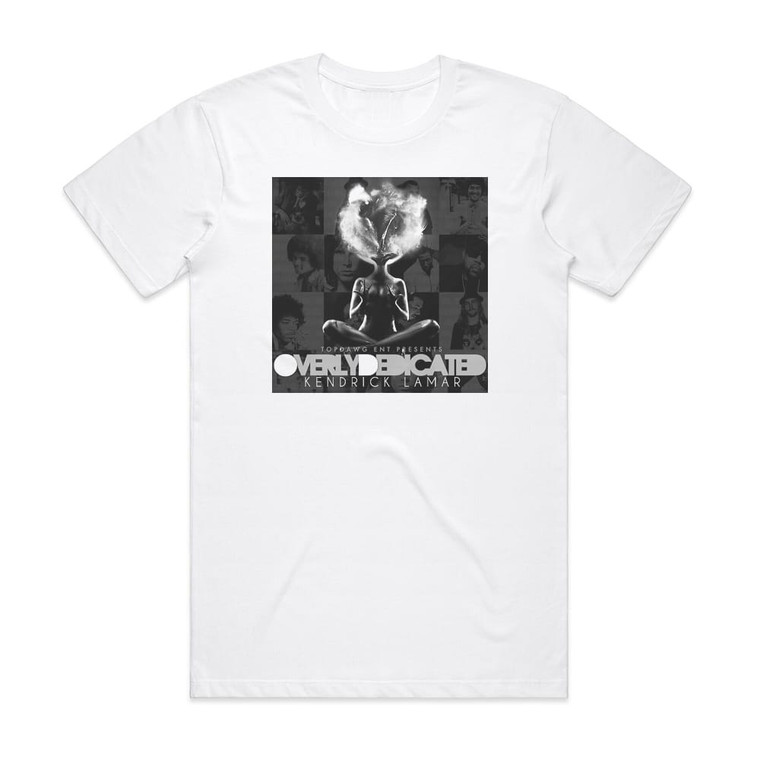 Kendrick Lamar Overly Dedicated Album Cover T-Shirt White