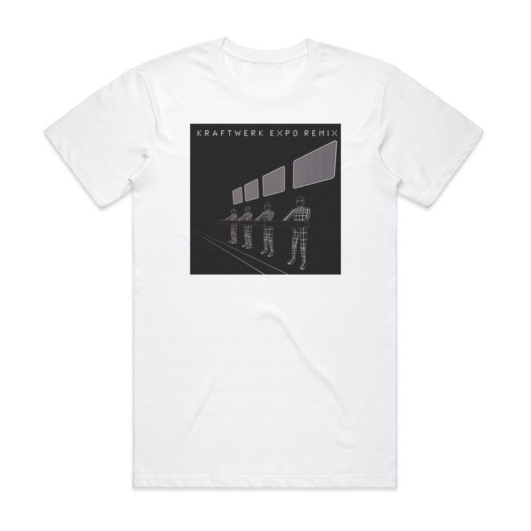 Kraftwerk Expo Remix Album Cover T-Shirt White