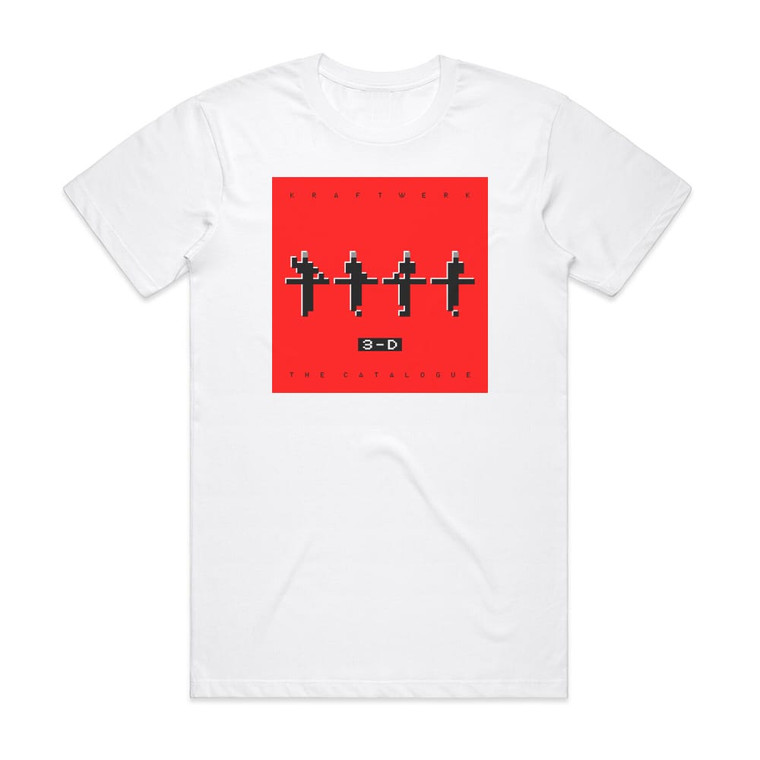 Kraftwerk 3 D The Catalogue 2 Album Cover T-Shirt White