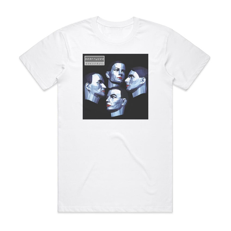 Kraftwerk Electric Cafe 2 Album Cover T-Shirt White