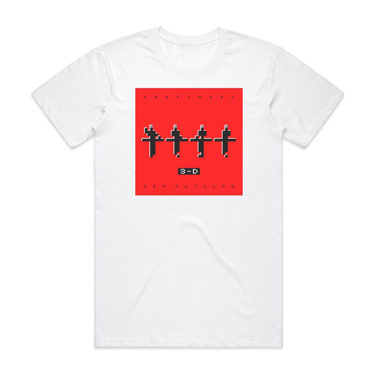 Kraftwerk 3 D The Catalogue Album Cover T-Shirt White