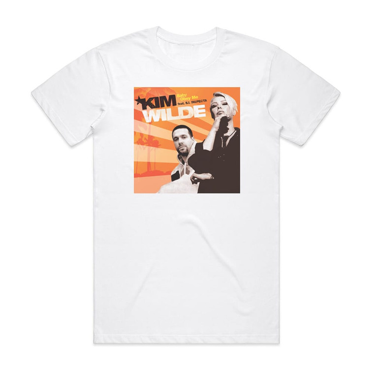 Kim Wilde Baby Obey Me Album Cover T-Shirt White