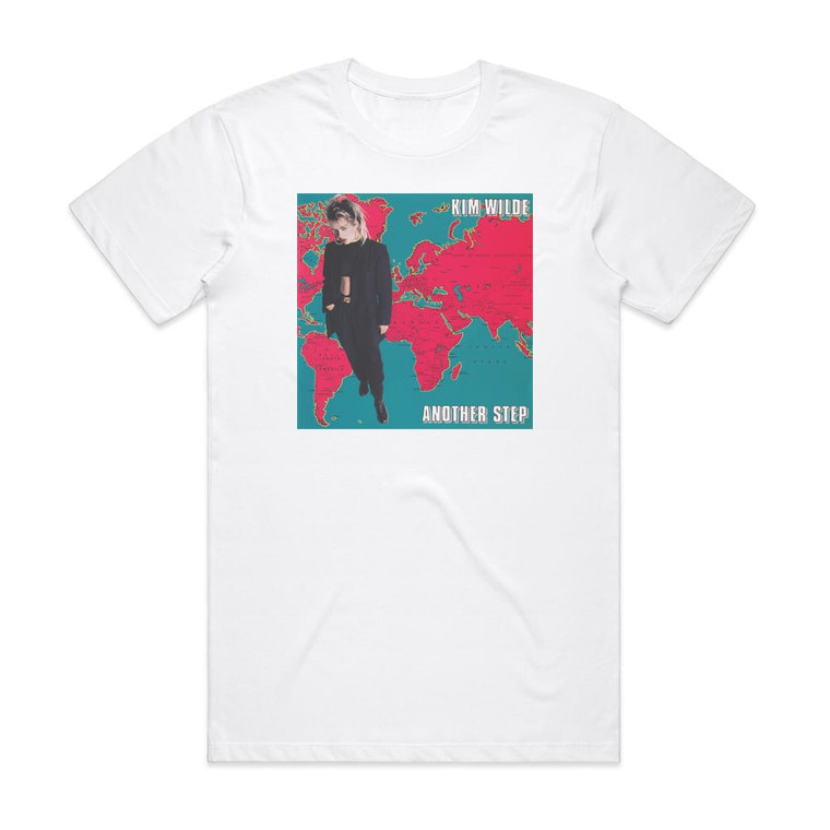 Kim Wilde Another Step 1 Album Cover T-Shirt White