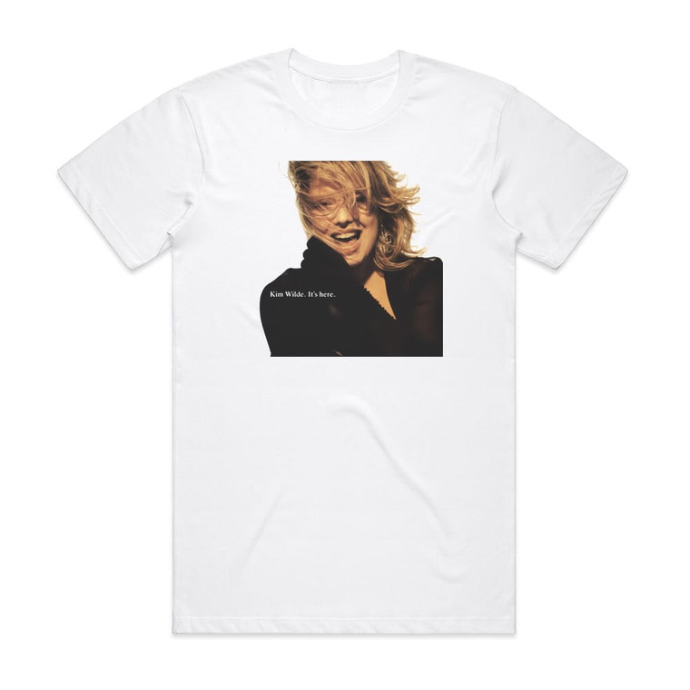 Kim Wilde Its Here Album Cover T-Shirt White