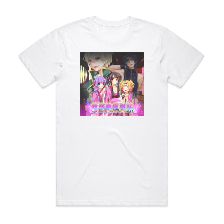 KNIGHTS OF ROUND Empty 5 Album Cover T-Shirt White
