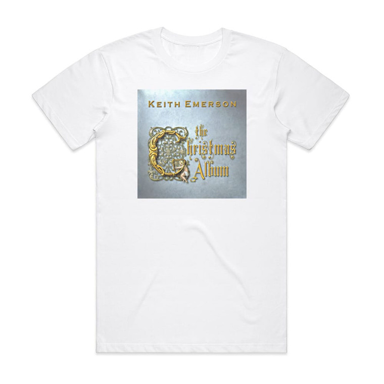 Keith Emerson The Christmas Album Album Cover T-Shirt White