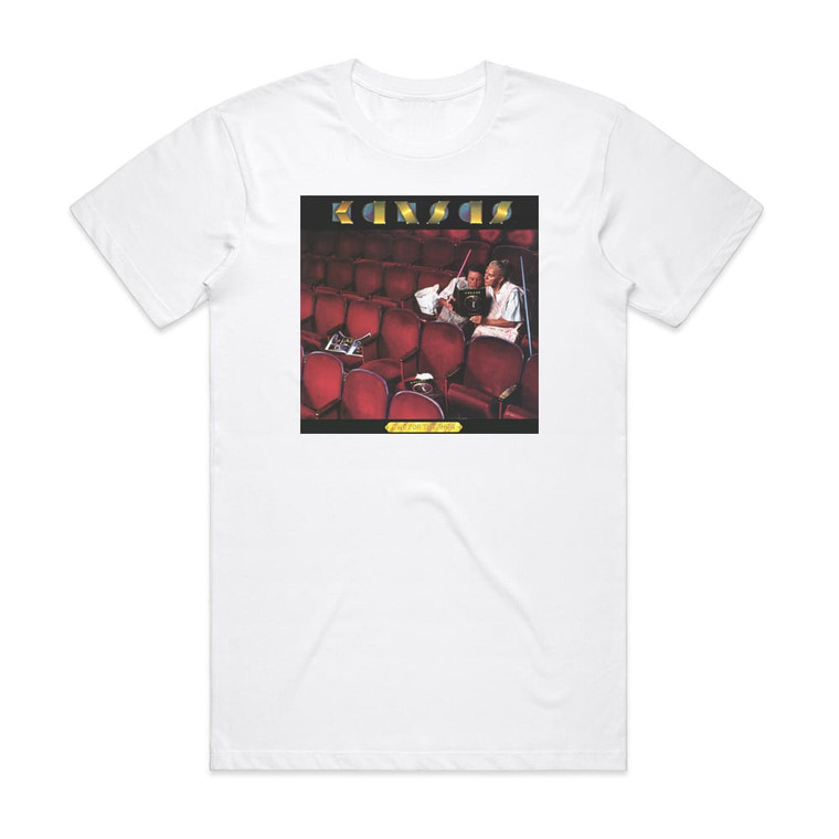 Kansas Two For The Show Album Cover T-Shirt White Kansas Two For The Show Album Cover T-Shirt White
