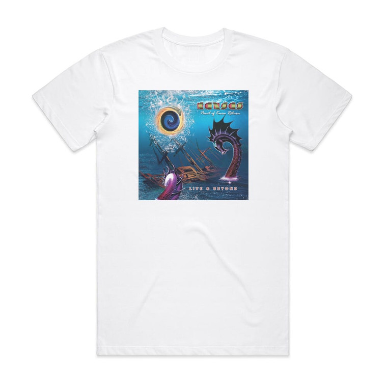 Kansas Point Of Know Return Live Beyond Album Cover T-Shirt White