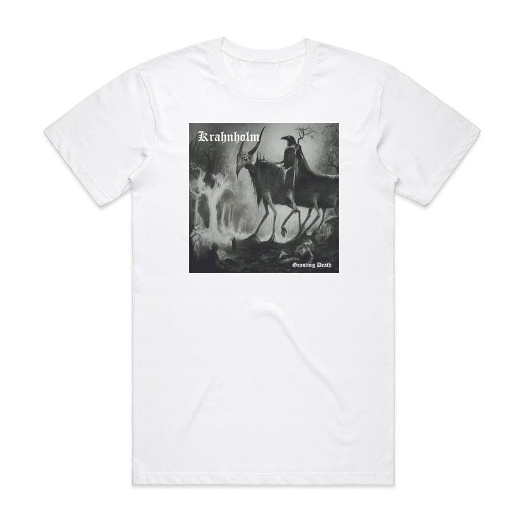 Krahnholm Granting Death Album Cover T-Shirt White
