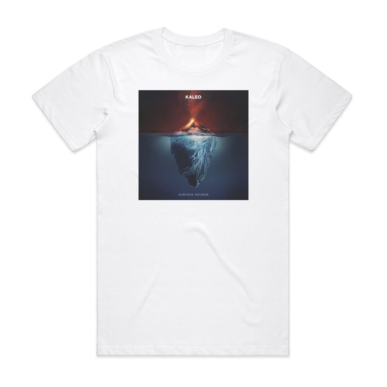Kaleo Surface Sounds Album Cover T-Shirt White
