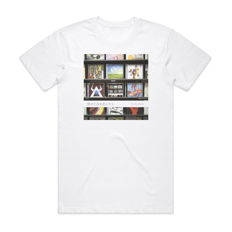 KANA-BOON Cd Album Cover T-Shirt White KANA-BOON Cd Album Cover T-Shirt White