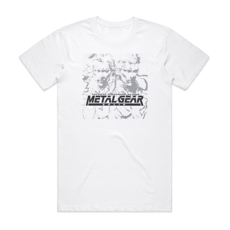 KCE Japan Sound Team Metal Gear Solid Album Cover T-Shirt White