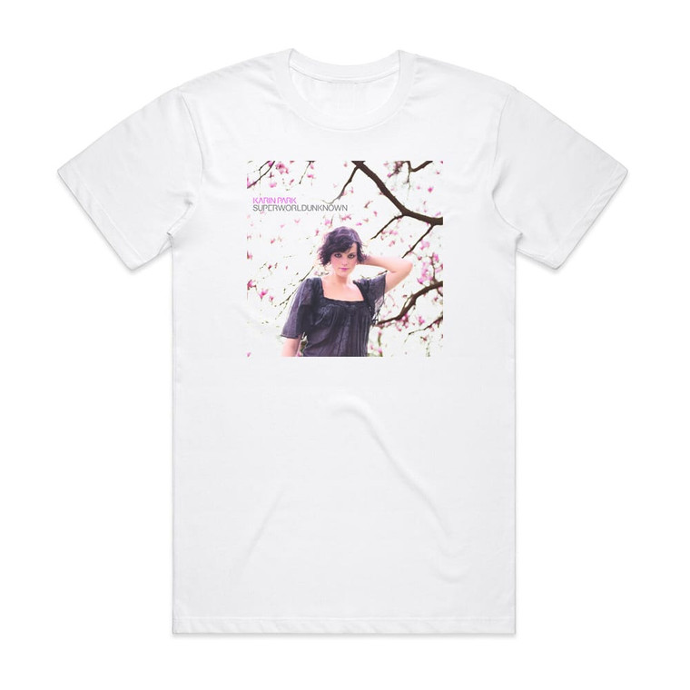 Karin Park Superworldunknown Album Cover T-Shirt White