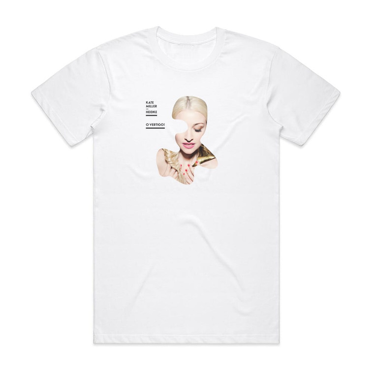 Kate Miller-Heidke O Vertigo Album Cover T-Shirt White