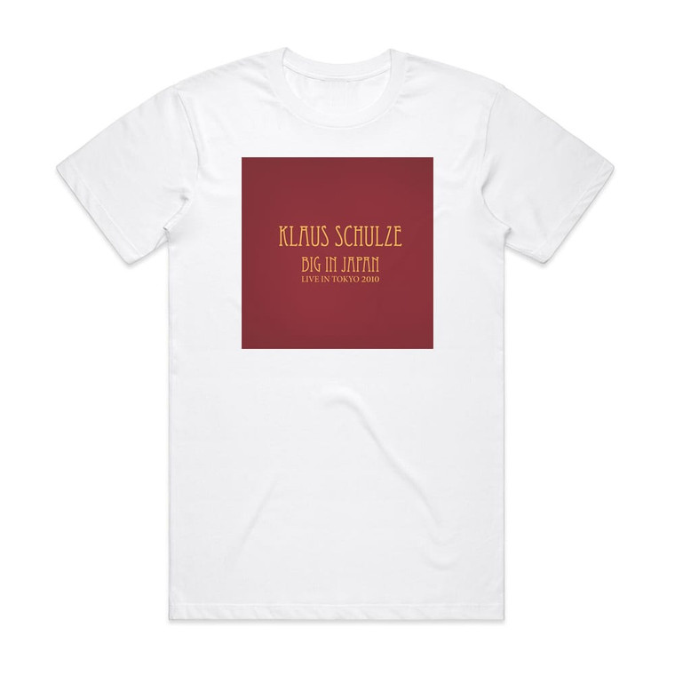 Klaus Schulze Big In Japan Album Cover T-Shirt White