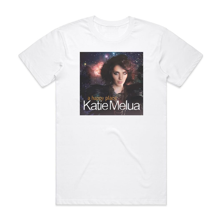 Katie Melua A Happy Place Album Cover T-Shirt White