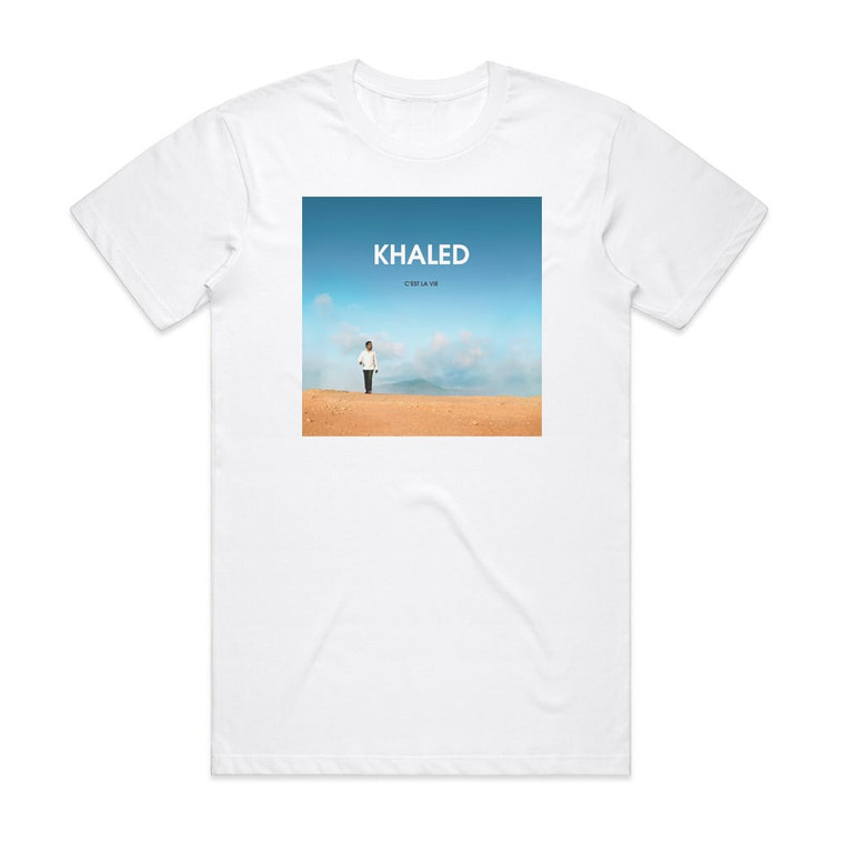 Khaled Cest La Vie Album Cover T-Shirt White