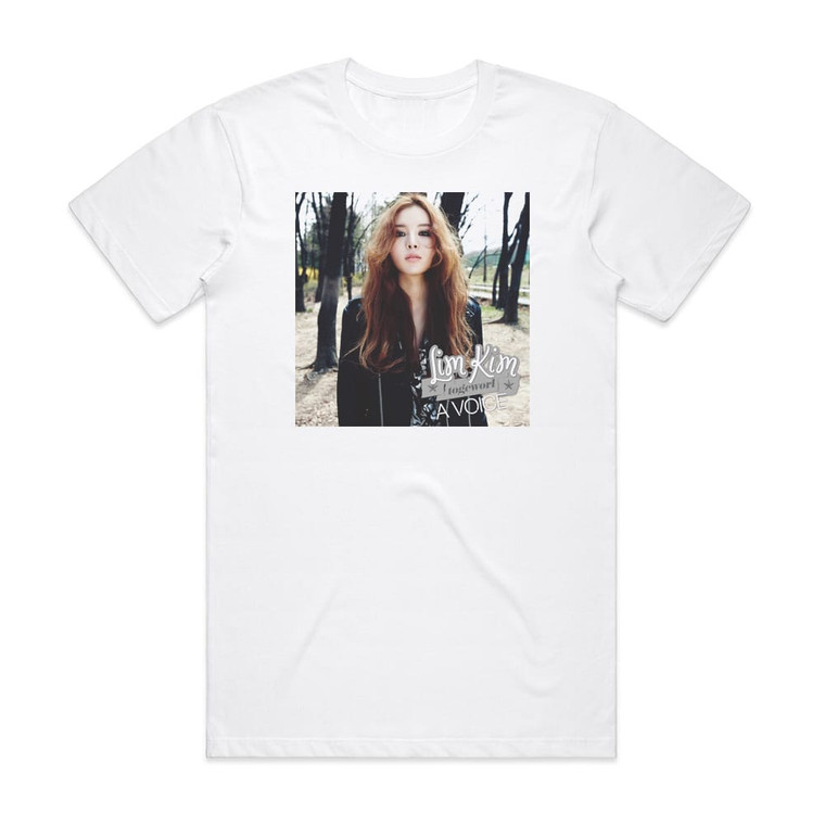 Kim Ye-Rim A Voice Album Cover T-Shirt White