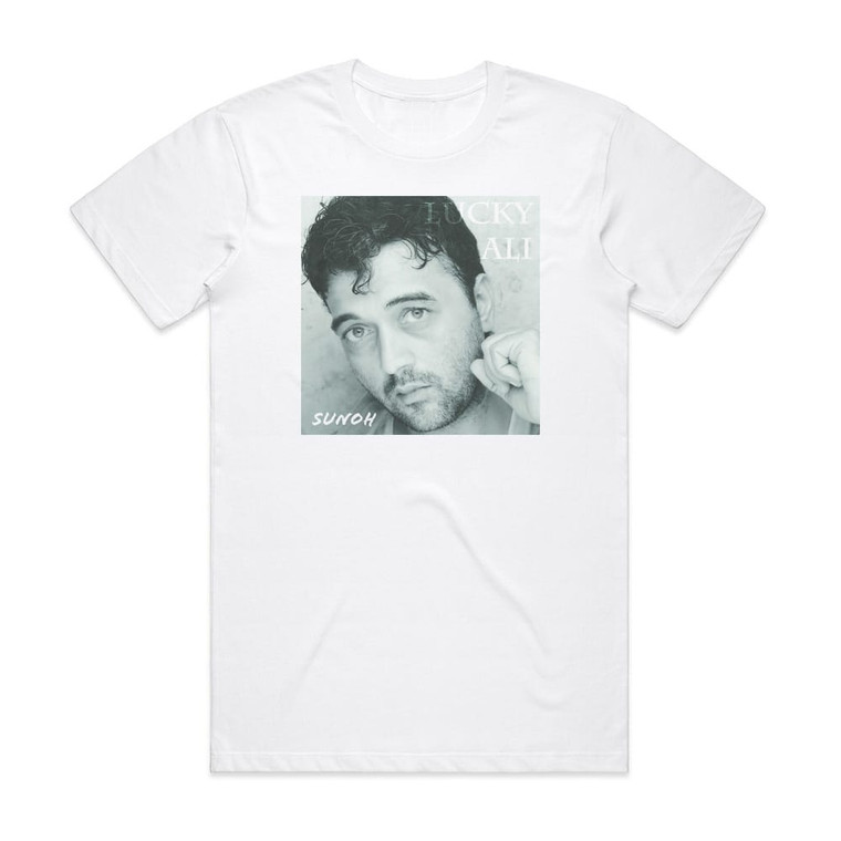 Lucky Ali Sunoh Album Cover T-Shirt White