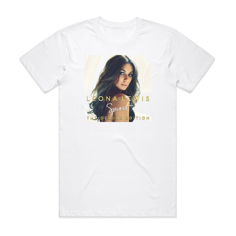 Leona Lewis Spirit The Deluxe Edition Album Cover T-Shirt White