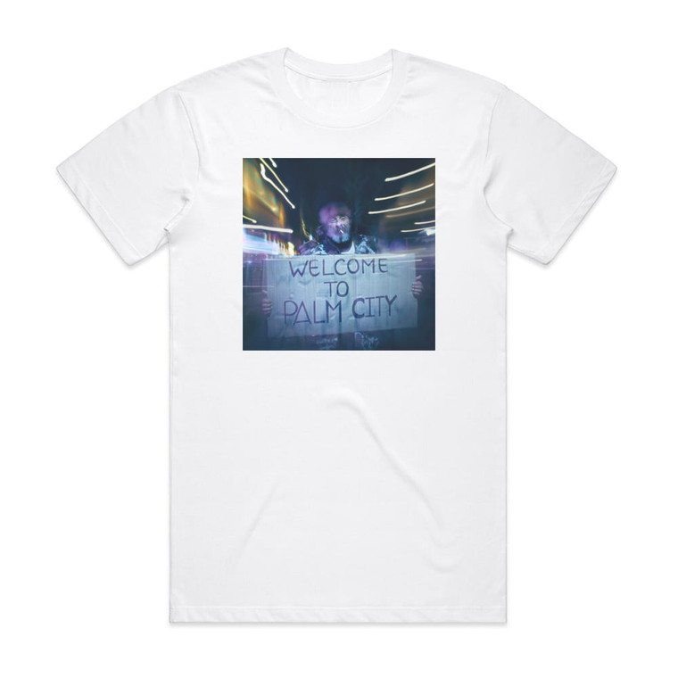 Ligeia Welcome To Palm City Album Cover T-Shirt White