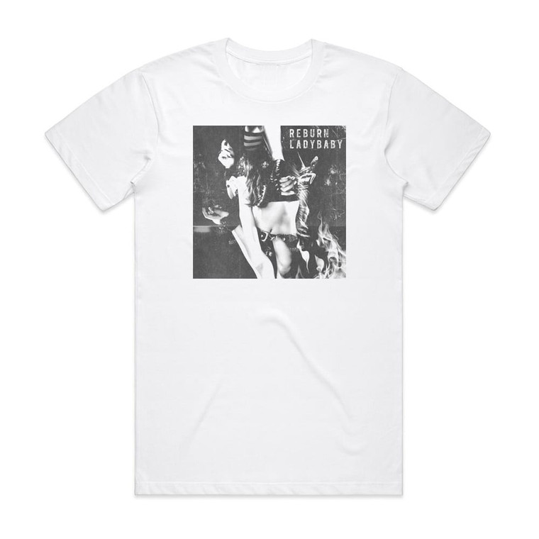 LADYBABY Reburn Album Cover T-Shirt White
