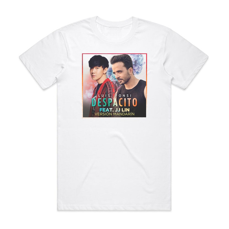 Luis Fonsi Despacito Versin Mandarn Album Cover T-Shirt White