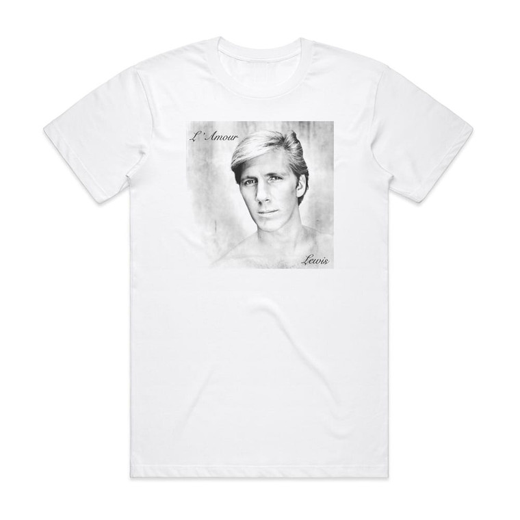Lewis Lamour Album Cover T-Shirt White
