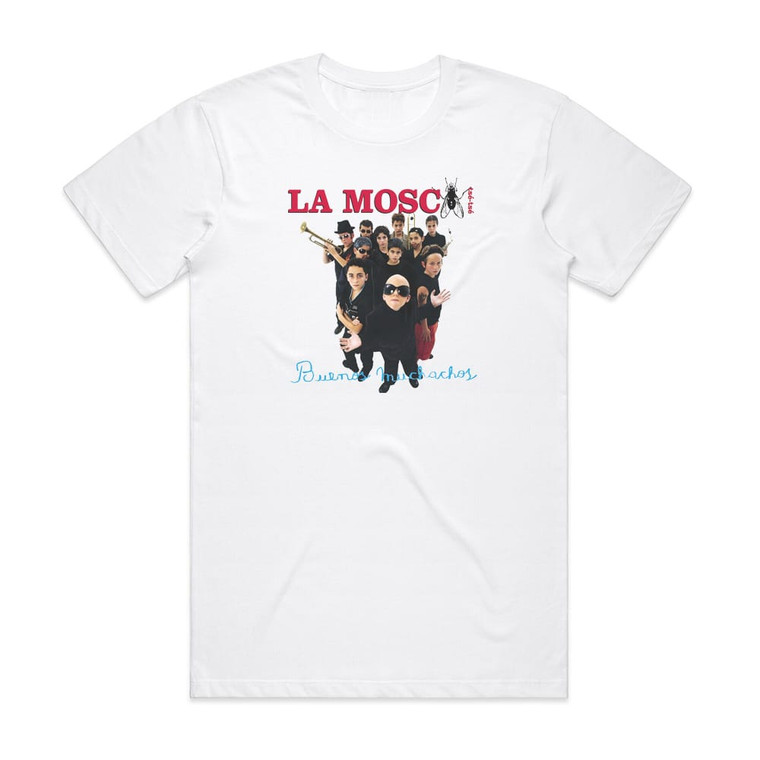 La Mosca Tse-Tse Buenos Muchachos Album Cover T-Shirt White