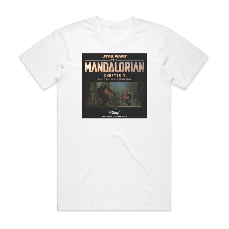 Ludwig Goransson The Mandalorian Chapter 7 Album Cover T-Shirt White