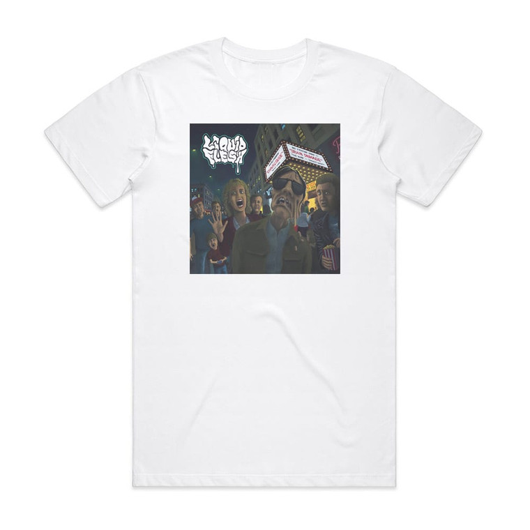 Liquid Flesh Chair Liquide Album Cover T-Shirt White