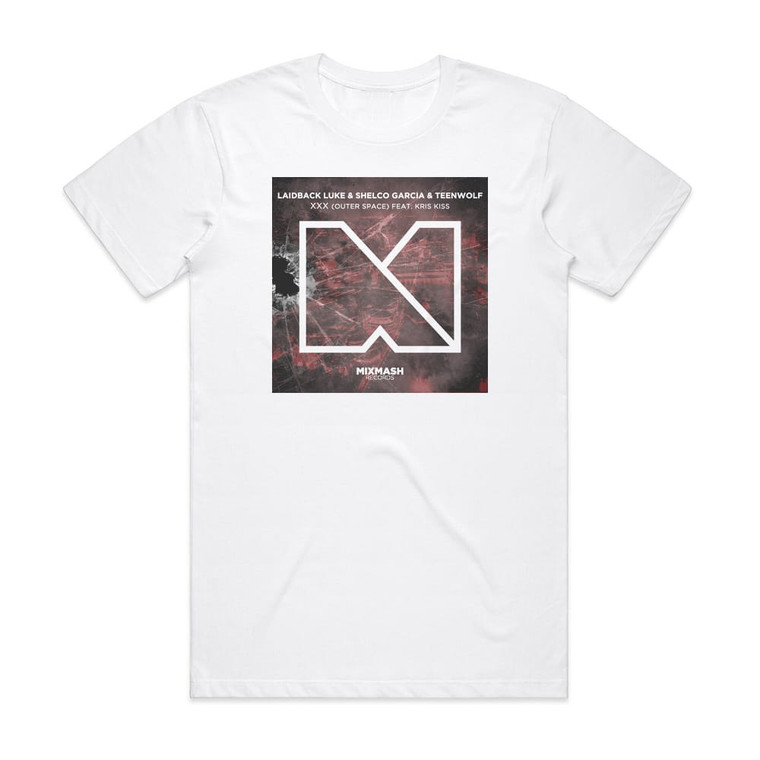Laidback Luke Outer Space Xxx Album Cover T-Shirt White