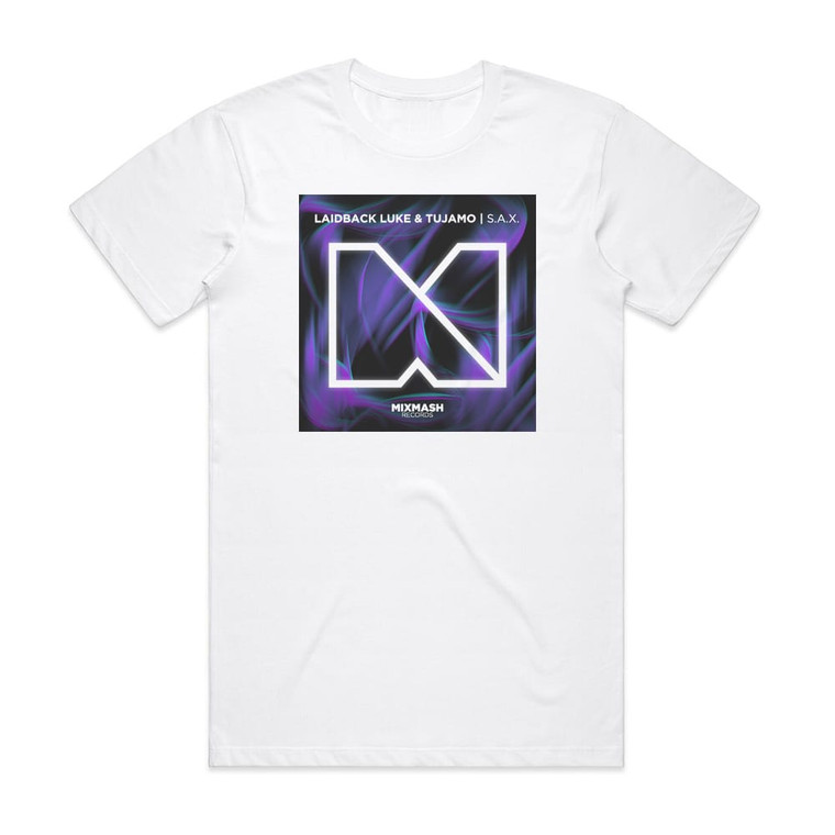 Laidback Luke Sax Original Mix Album Cover T-Shirt White