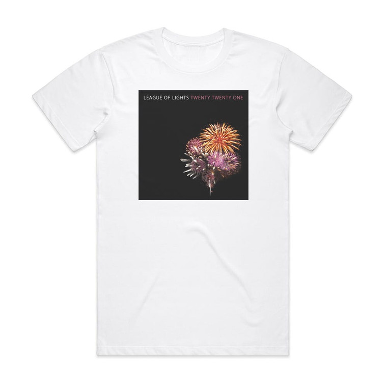 League of Lights Twenty Twenty One Album Cover T-Shirt White
