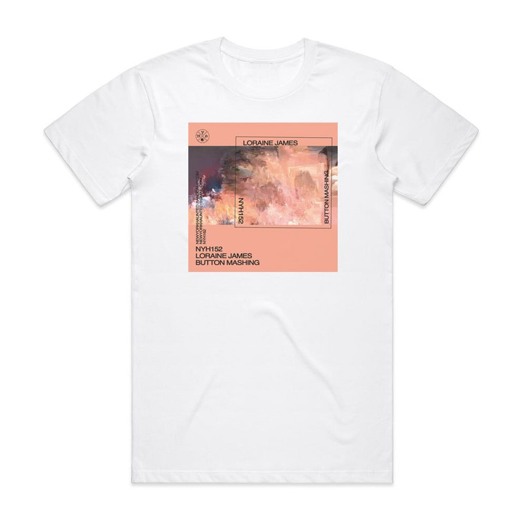 Loraine James Button Mashing Album Cover T-Shirt White