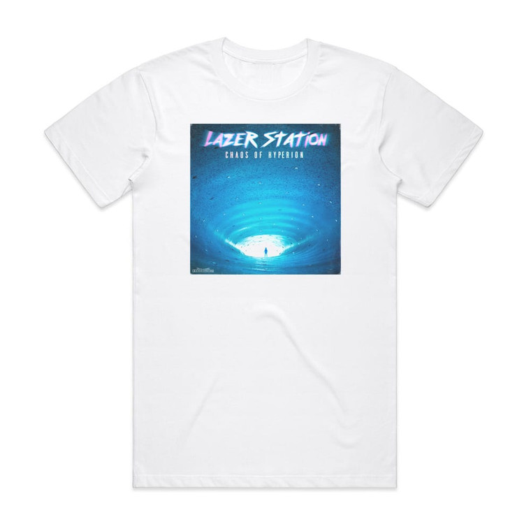 Lazer Station Chaos Of Hyperion Album Cover T-Shirt White