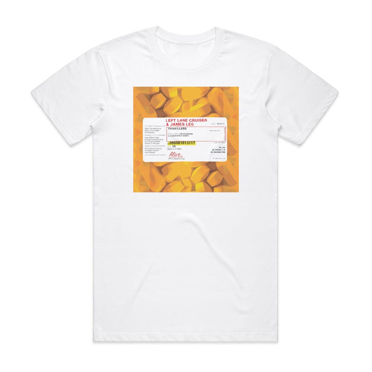 Left Lane Cruiser Painkillers Album Cover T-Shirt White