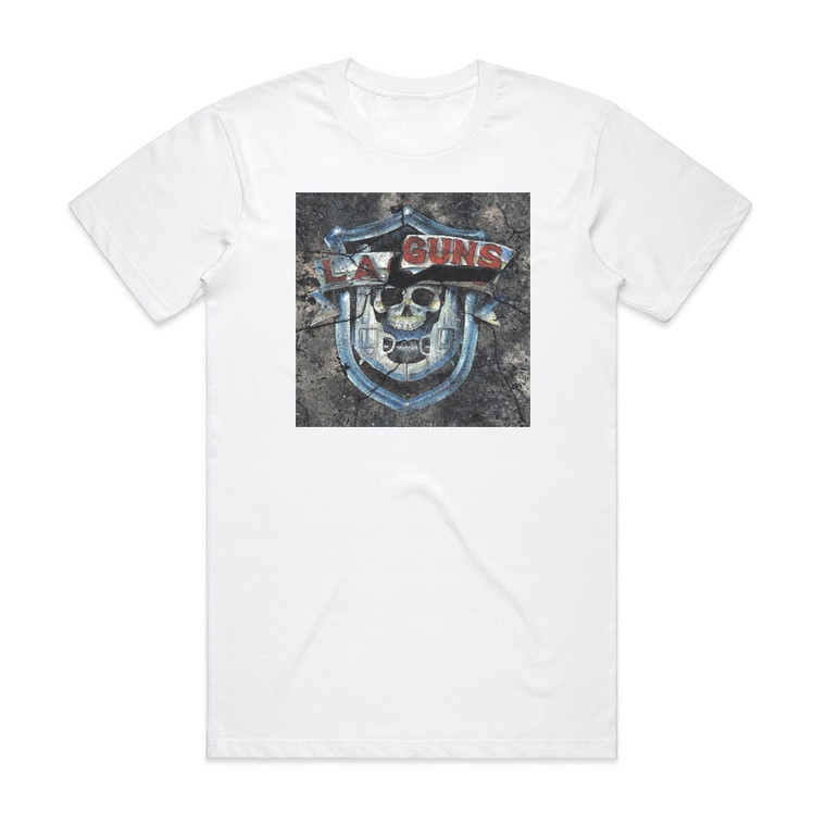 LA Guns The Missing Peace Album Cover T-Shirt White