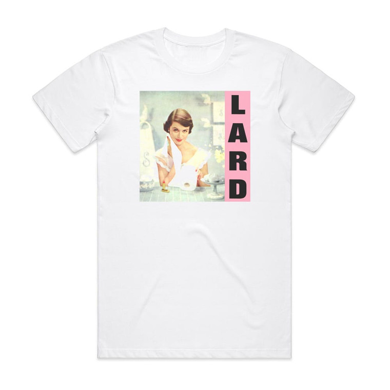 Lard Pure Chewing Satisfaction Album Cover T-Shirt White