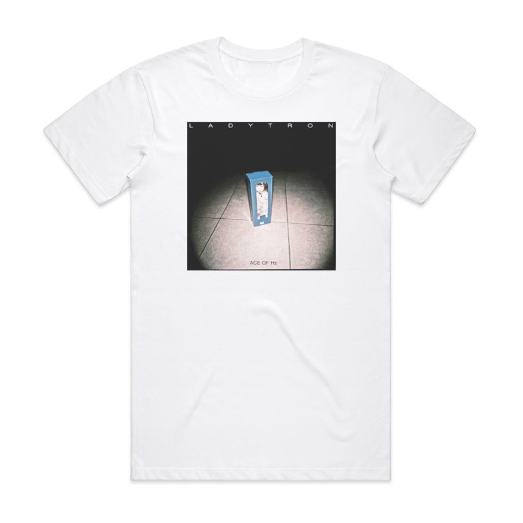 Ladytron Ace Of Hz Album Cover T-Shirt White