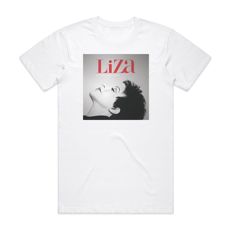 Liza Minnelli Confessions Album Cover T-Shirt White