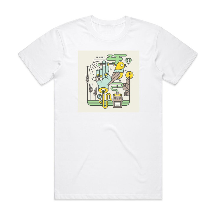 La Vela Puerca La Nube Album Cover T-Shirt White