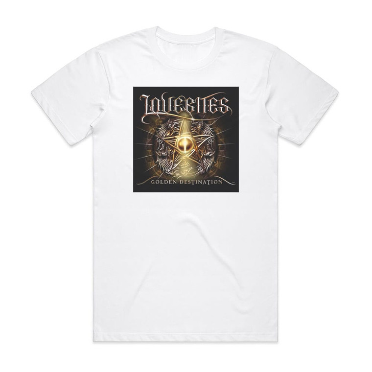 LOVEBITES Golden Destination Album Cover T-Shirt White