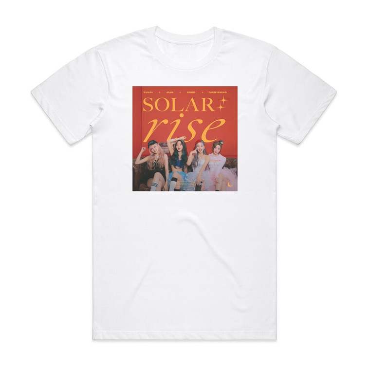 LUNARSOLAR Solar Rise Album Cover T-Shirt White
