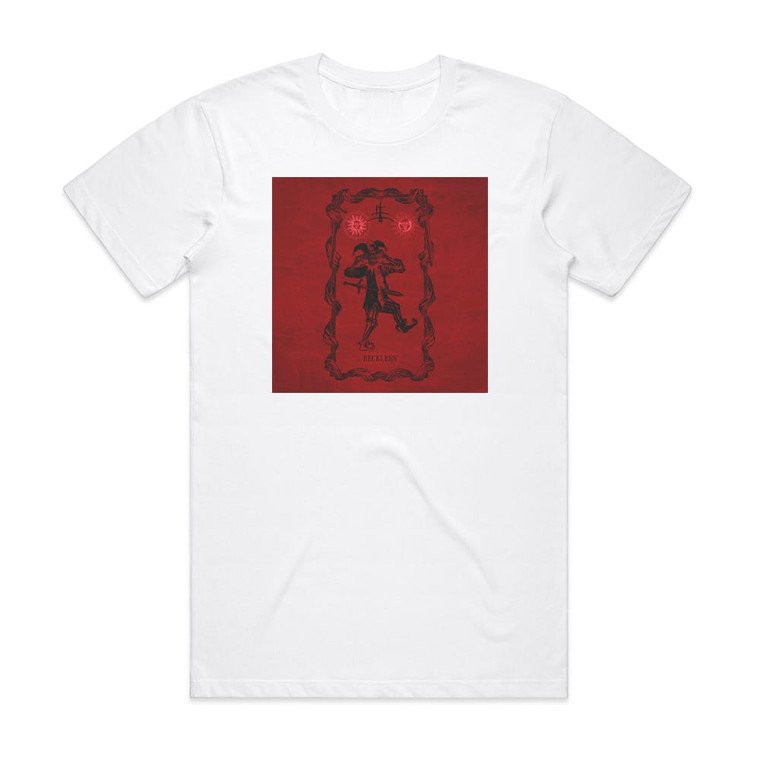 Lacuna Coil Reckless Album Cover T-Shirt White